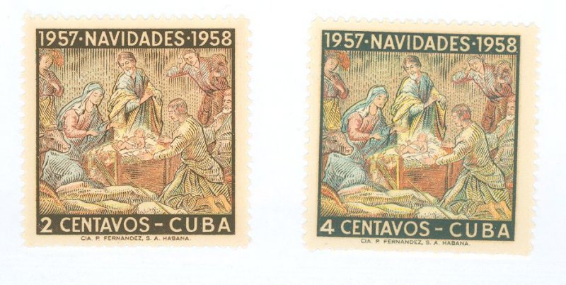 Cuba #588-589  Single (Complete Set)