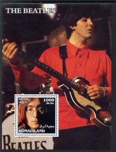 SOMALILAND - 2002 - The Beatles - Perf Min Sheet - M N H-Private Issue