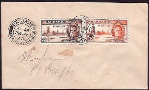 BARBADOS 1948 cover ST JAMES  cds 