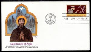 US 2023 Francis of Assisi Fleetwood U/A FDC