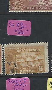 NEW GUINEA (PP2309B) HUT  6 D  SG 130     VFU