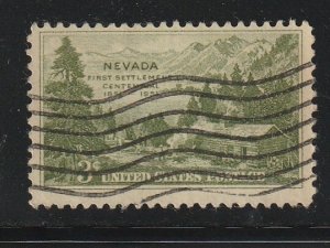 US 1951 Neveda Settlement Centennial Sc 999 Used A2821