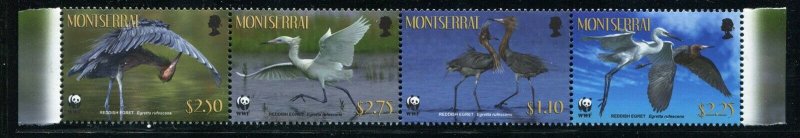 Montserrat 2010 Sc 1253 WWF Herons CV $7.50