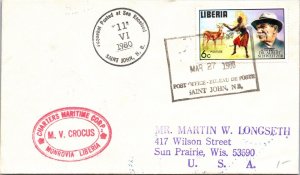 Liberia 1980 - MV Crocus - Monrovia - F67642