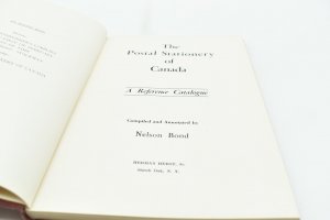 Bond - THE POSTAL STATIONERY OF CANADA, Philatelic Reference, 1953, 1st Edition