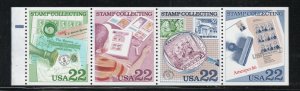 ALLY'S STAMPS US Scott #2201a 22c Stamp Collecting B/P [4] MNH [BP-30a_c2]