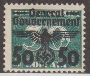 Germany Occupation - Poland Scott #N53 Stamp - Mint Single