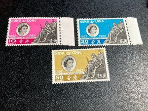 Hong Kong Scott 200-02 Mint