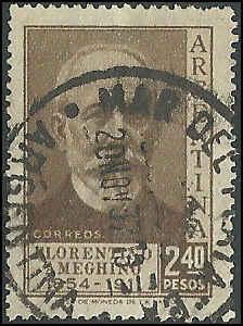 Argentina - 658 - Used - SCV-0.25