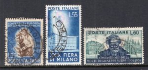 Italy 1950-1951, 3 Better High Values VF Used