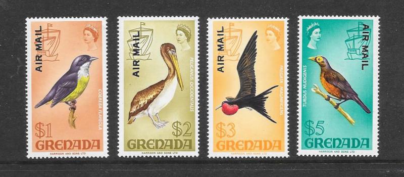 BIRDS - GRENADA #C15/19 MNH