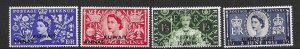 GB (Kuwait) 113-16   1953   set 4   VF  NH