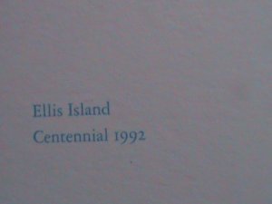 ​UNITED STATES-1991- CENTENIAL OF ELLIS ISLAND-MNH- POST CARD-VERY FINE
