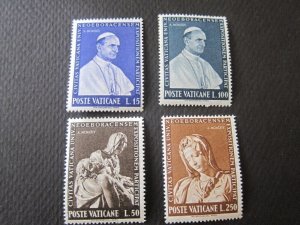 Vatican 1964 Sc 383-86 set MNH