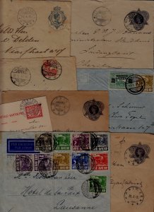 Netherlands Indie 8 covers/cards pre-1940. mixed condition (20)