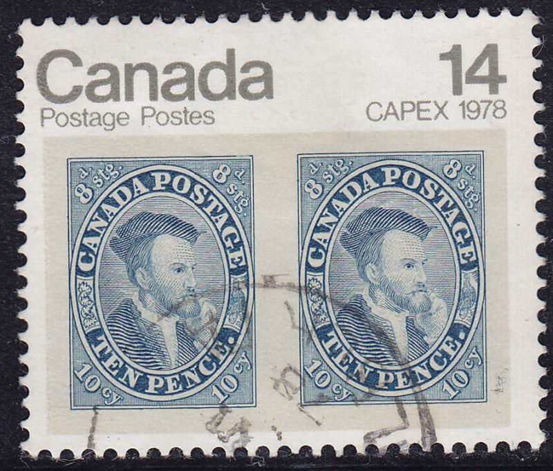 Canada 754 USED 1978 Jacques Cartier CAPEX '78 14¢