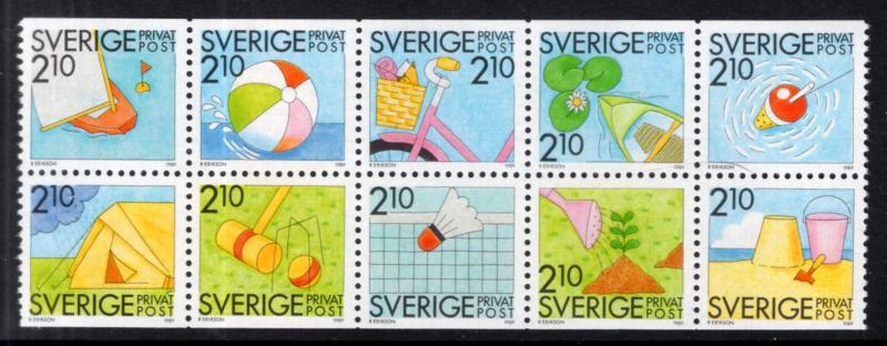 Sweden 1739-1748 Booklet Pane MNH VF