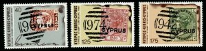 CYPRUS SG536/8 1980 STAMP CENTENARY MNH