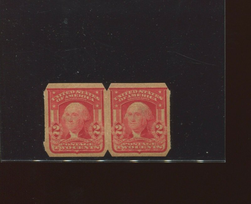 Scott 320 Washington US Automatic Type II Mint Pair of 2 Stamps NH (320 USAV 2)