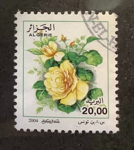 Algeria 2004 Scott 1314 used - 20.00d, Roses