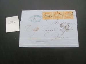 FRANCE 1867 COVER  VF (241)