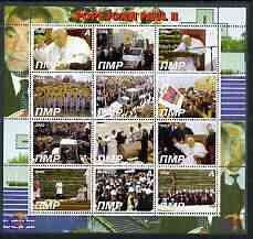 TRANSDNISTRIA - 2003 - Pope John Paul II #1 - Perf 12v Sheet -Mint Never Hinged