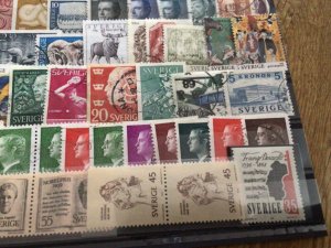 Sweden mounted mint or used stamps  A12384