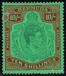 Bermuda #126a King George VI; Unused (0Stars)