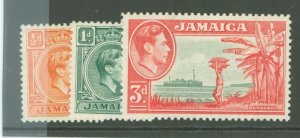 Jamaica #148/152 Unused Multiple