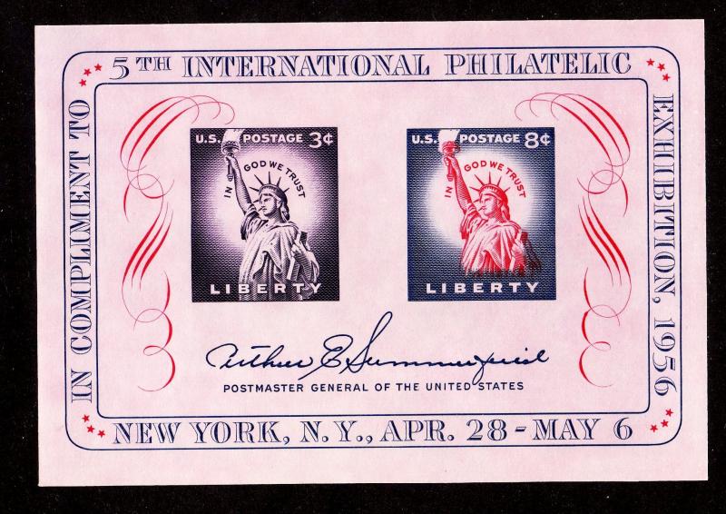 United States 1075 - MNH - Pink paper