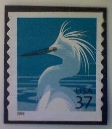 United States, Scott #3829A, used(o) coil, 2004, Snowy Egret, 37¢