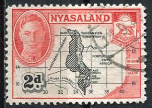 Nyasaland 1945: Sc. # 71: O/Used Cpl. Set