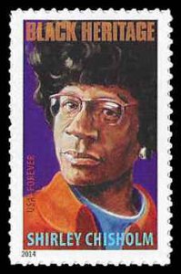 PCBstamps  US #4856 49c Shirley Chisholm, Black Heritage, MNH, (17)