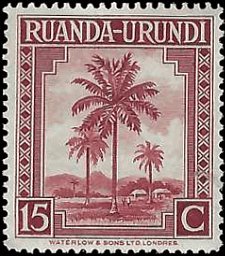 RUANDA-URUNDI   #70 MH (2)