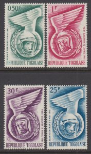 Togo 417-420 Space MNH VF