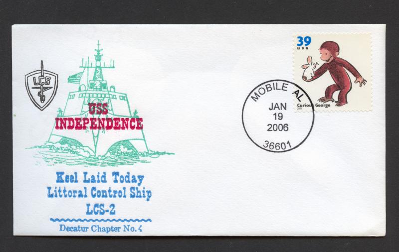 USS INDEPENDENCE LCS-2 - KEEL LAYING - DECATUR CHAPTER