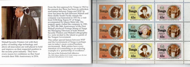 Tonga 1994 MNH Sc 870 souvenir booklet