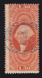 US R77c $1.30 Foreign Exchange Revenue Used VG-F SCV $100