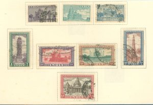 India #215-222 Used