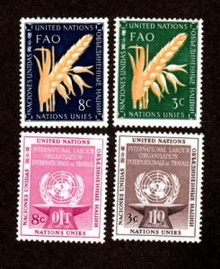 United Nations New York # 23-26 Mint!