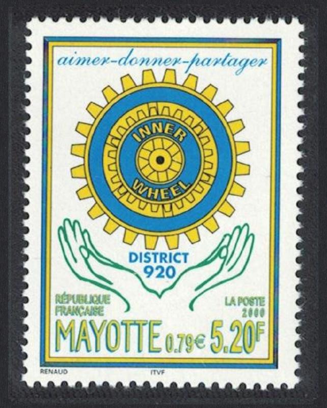 Mayotte Rotary International 1v SG#104