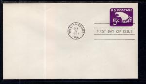US U550 Eagle Postal Envelope U/A FDC VF