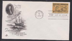 1407 South Carolina Unaddressed ArtCraft FDC