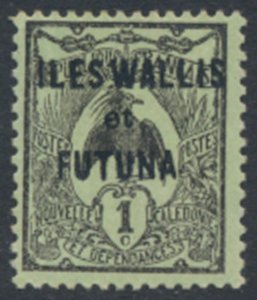 Wallis and Futuna  New Caledonia overprint   MH SC# 1  see details / scans 