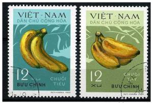 Vietnam  1970 - Scott 607 & 608 CTOs - Bananas 