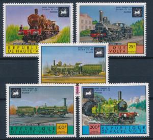 [63643] Burkina Faso Upper Volta 1975 Railway Train Eisenbahn  MNH