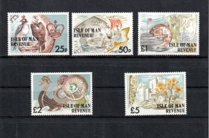 Selection of MH Isle of Man Revenue Stamps