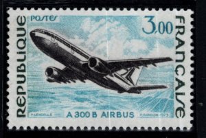 France Scott 1365 MNH**  1973 Airbus stamp