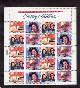 2771-2774 Country & Western Music, MNH sheet/20