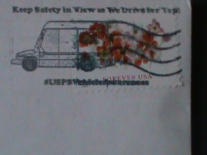 ​UNITED STATES- COMMERCIAL COVER-LOVELY-FOREVER GARDEN FLOWERS -VF-LAST ONE